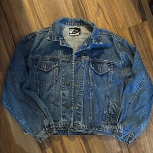 Women's Blue Jean Jacket Top Line USA Looney Tunes